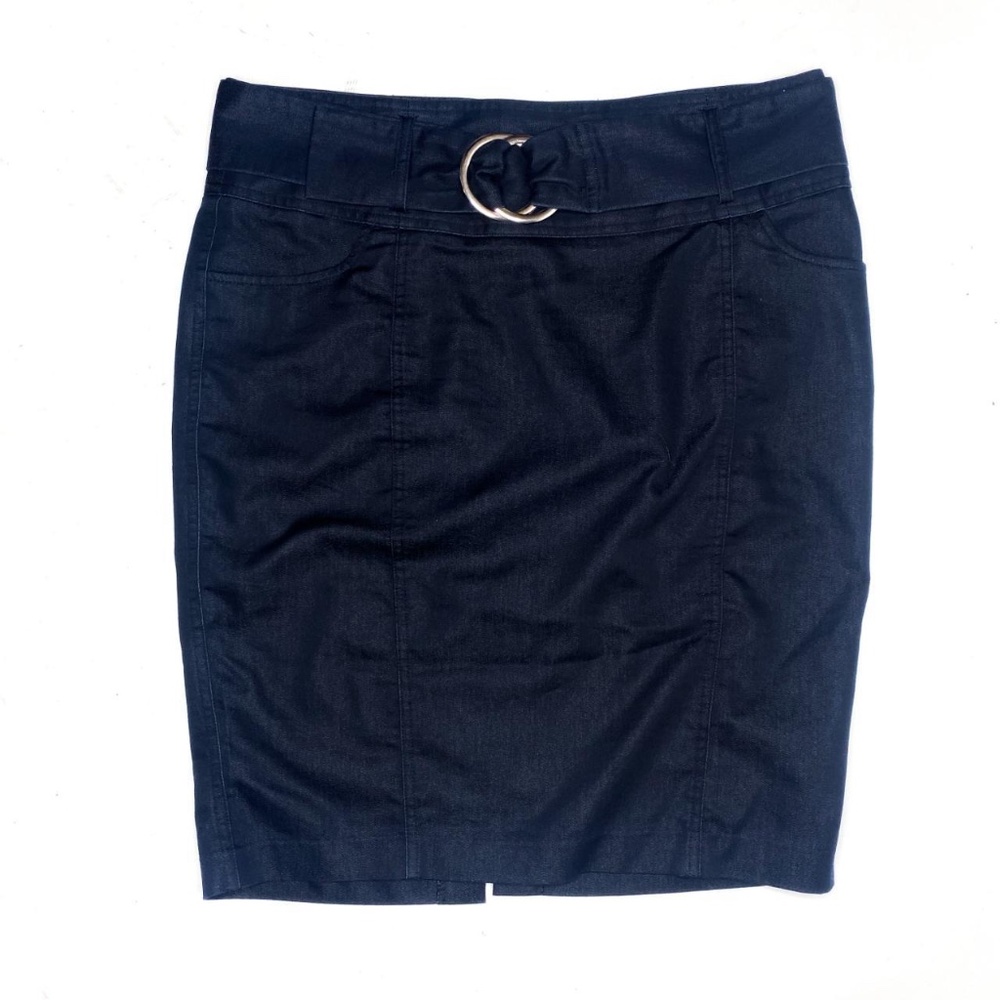 Black y2k pencil skirt